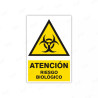 Rótulo de Atención - Atención Riesgo Biológico | Cod. AD- 19