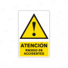 Rótulo de Atención - Atención Riesgo de Accidentes | Cod. AD- 21