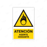 Rótulo de Atención - Atención Agente Oxidante | Cod. AD- 24