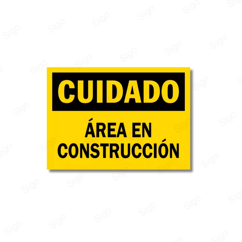 Cuidado Area en Construcción